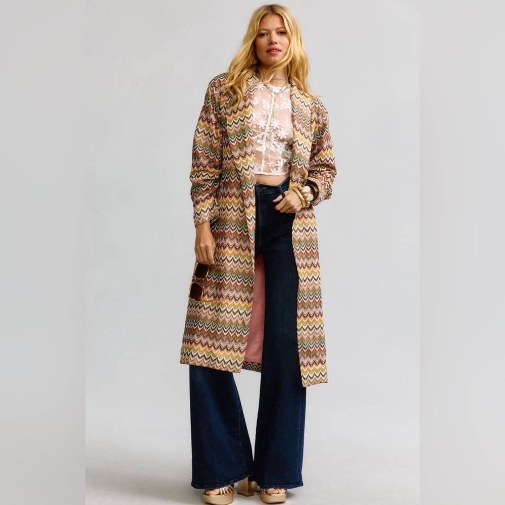 NWT Anthropologie Hutch multicolor duster